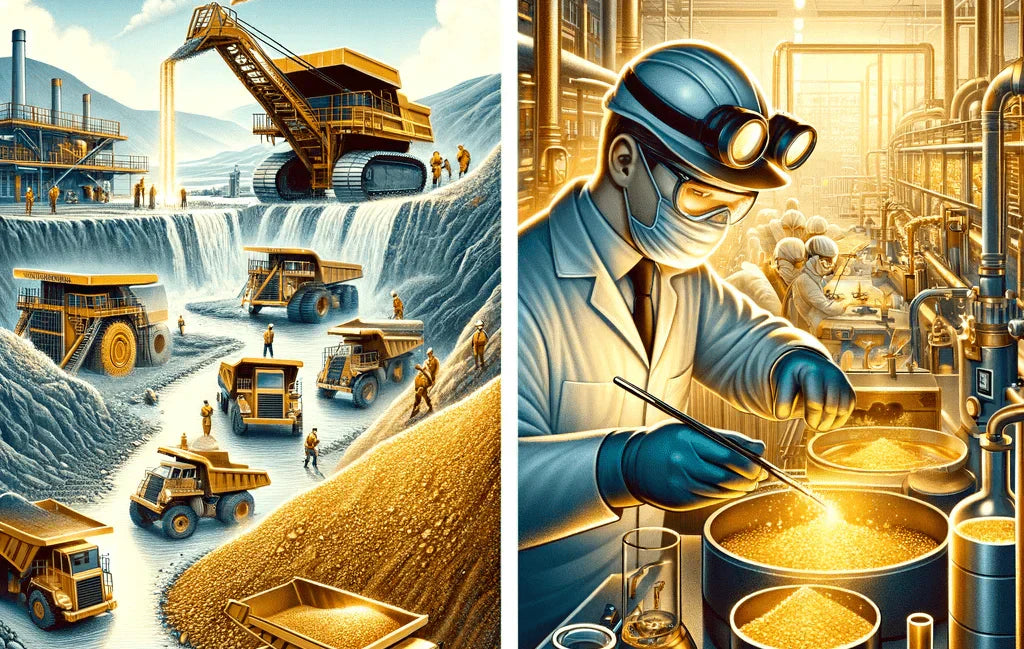 Come viene estratto l'oro?