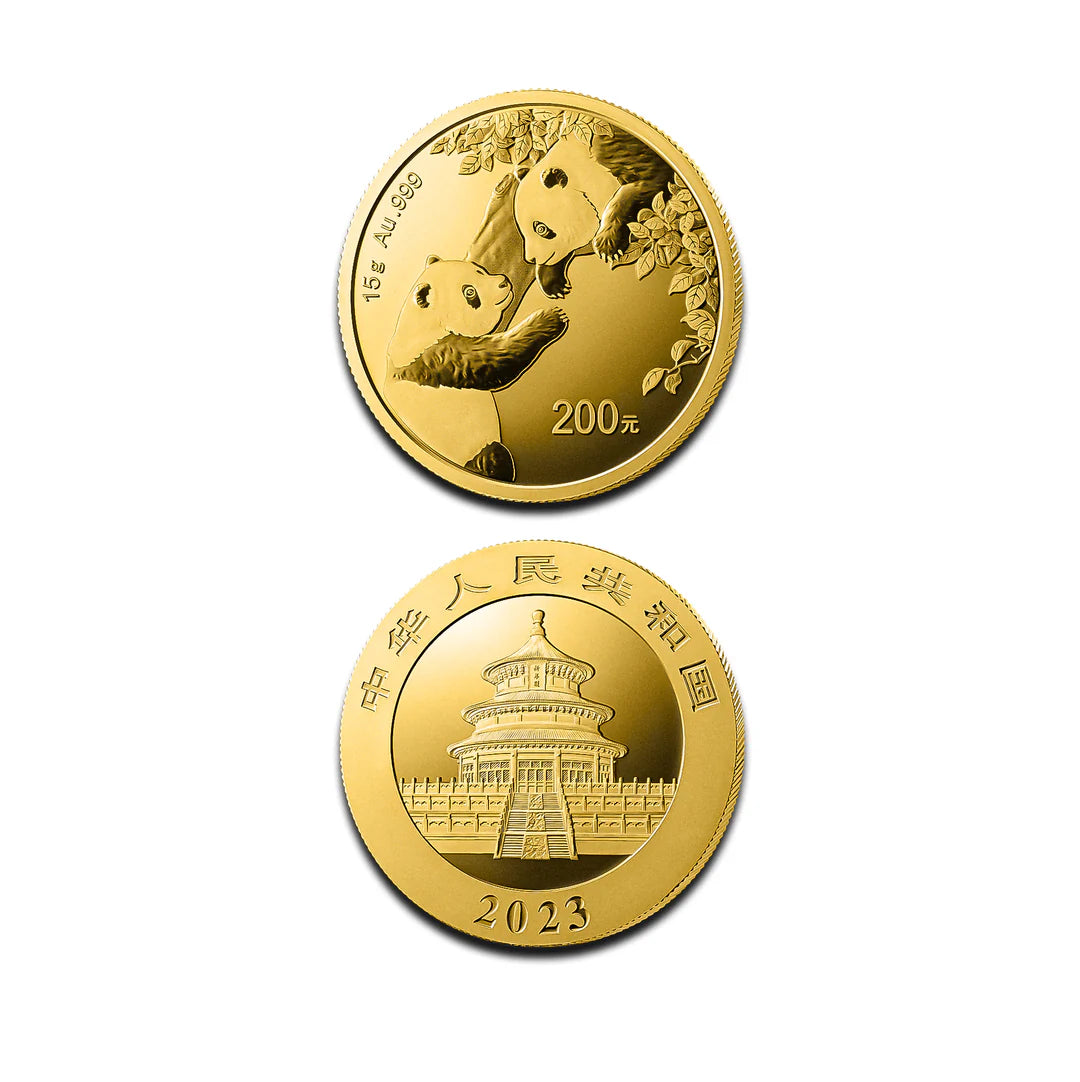 Moneta Panda da 15 g – Edizione speciale della Zecca cinese