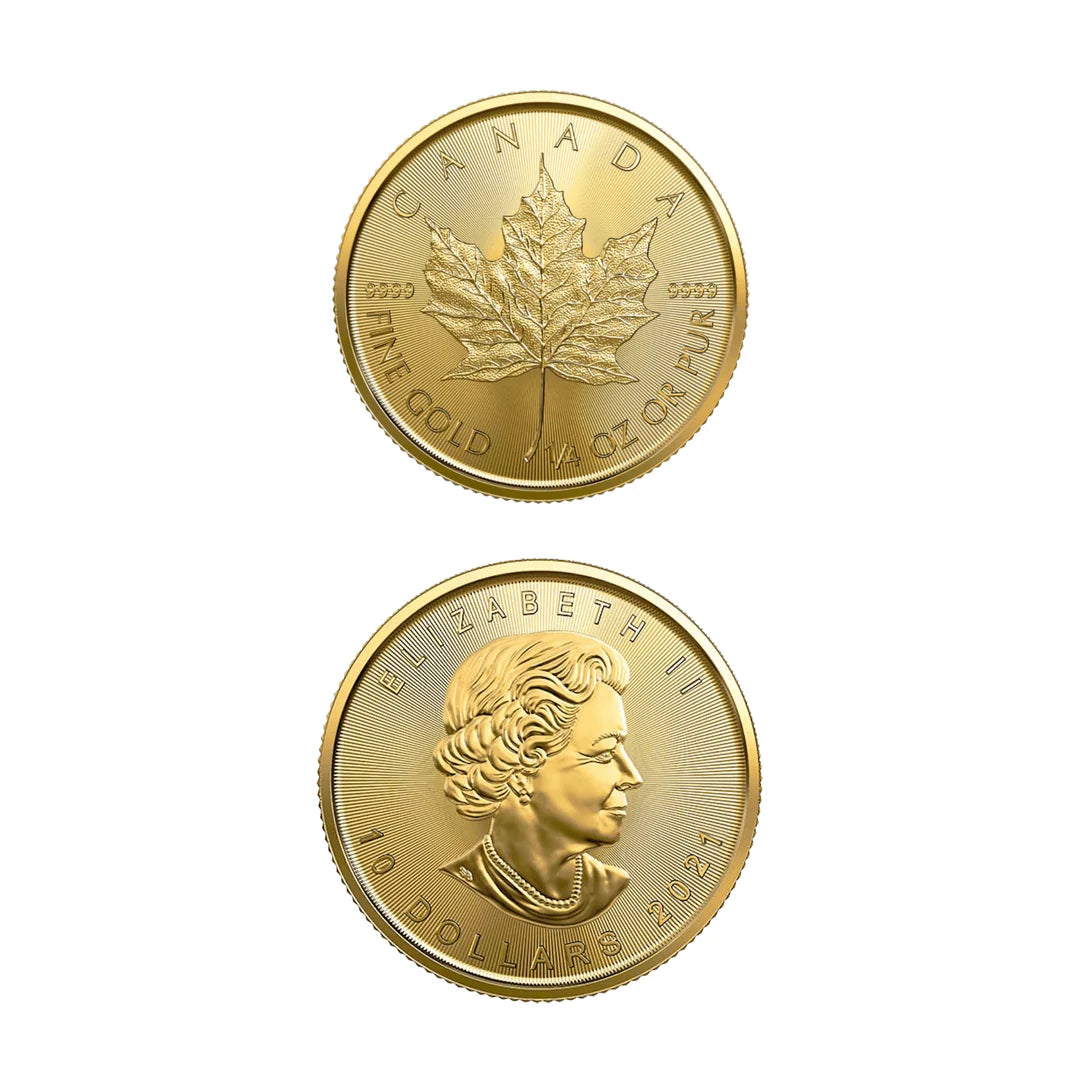 Moneta Maple Leaf da 1/4 di oncia – Edizione limitata canadese