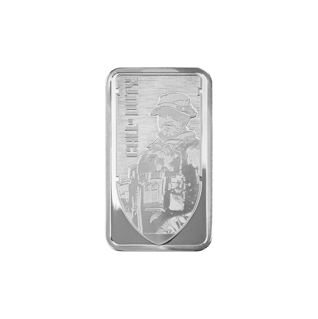 Lingot Argent 1 Once - Call Of Duty (avec cadre) - GoldUnion