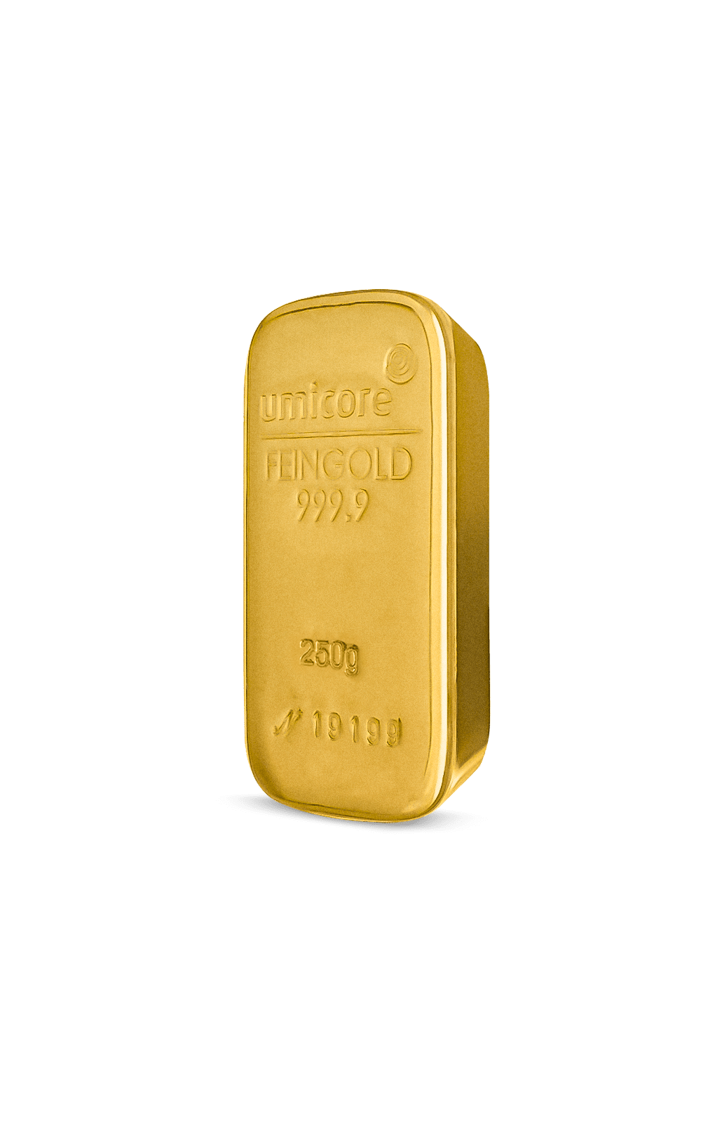 Lingotto d'oro da 250 g – LBMA