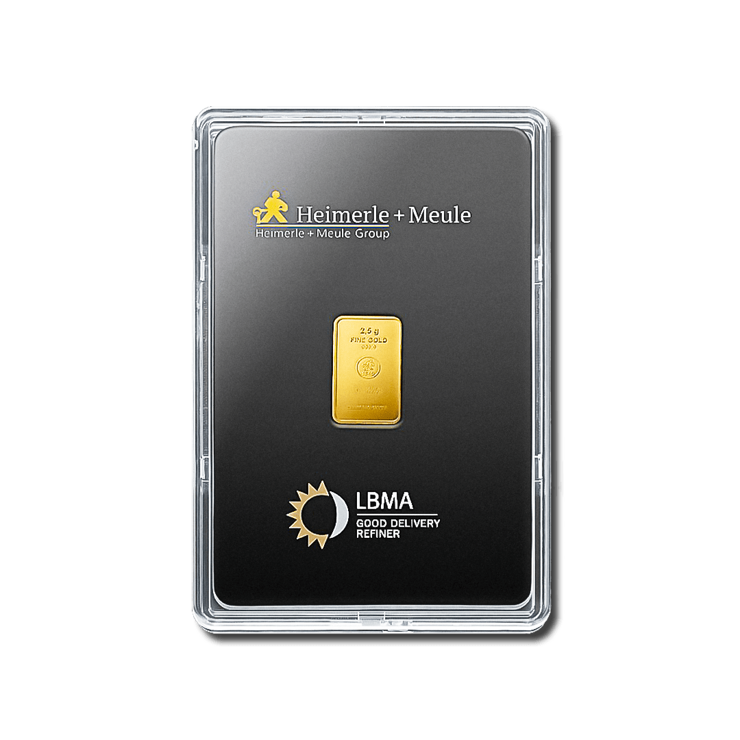 Lingotto d'oro da 2,5 g – Edizione Heimerle + Meule Collection