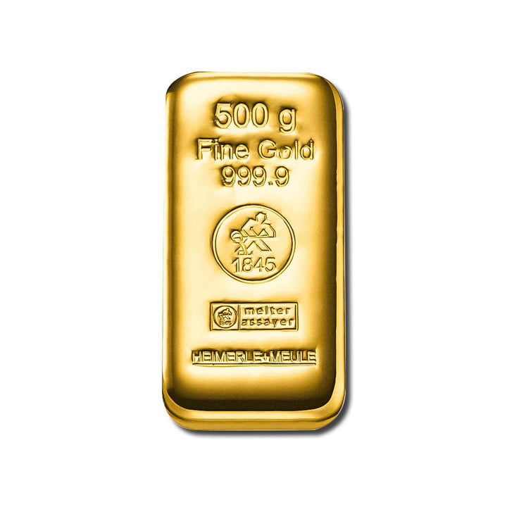 Lingotto d'oro da 500 g – LBMA