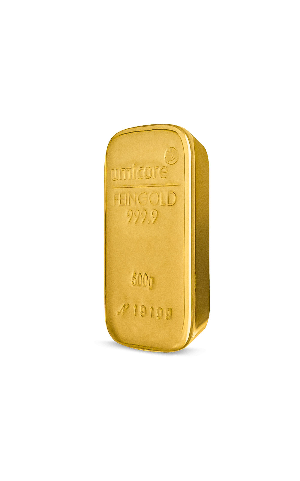 Lingotto d'oro da 500 g – LBMA