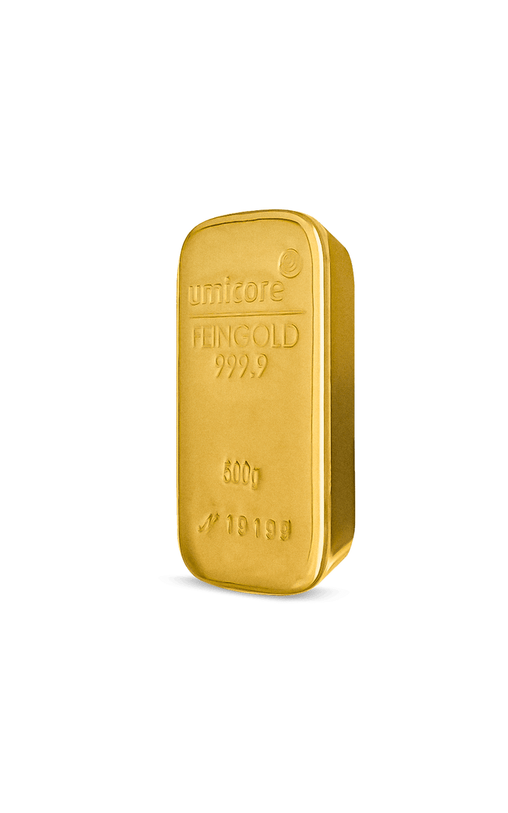 Lingotto d'oro da 500 g – LBMA