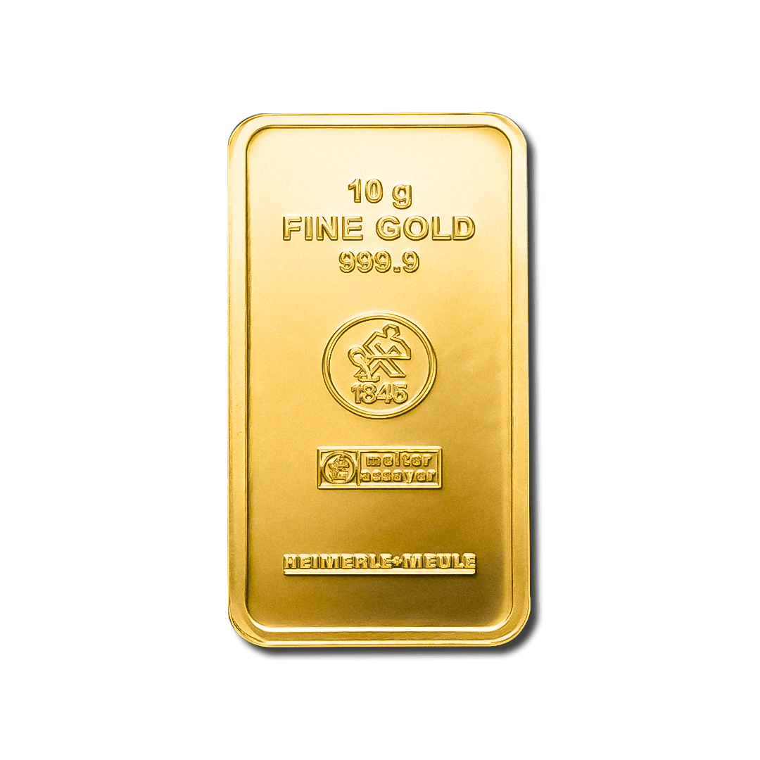 Lingotin d'or 10g - Heimerle + Meule - GoldUnion