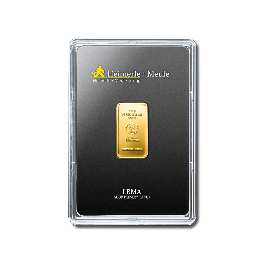 Lingotin d'or 10g - Heimerle + Meule - GoldUnion
