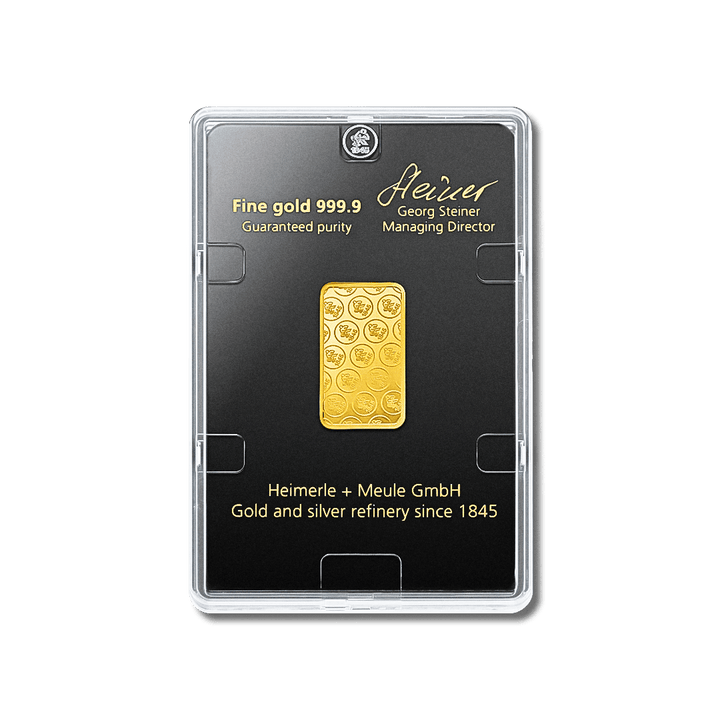 Lingotto d'oro da 10 g - LBMA