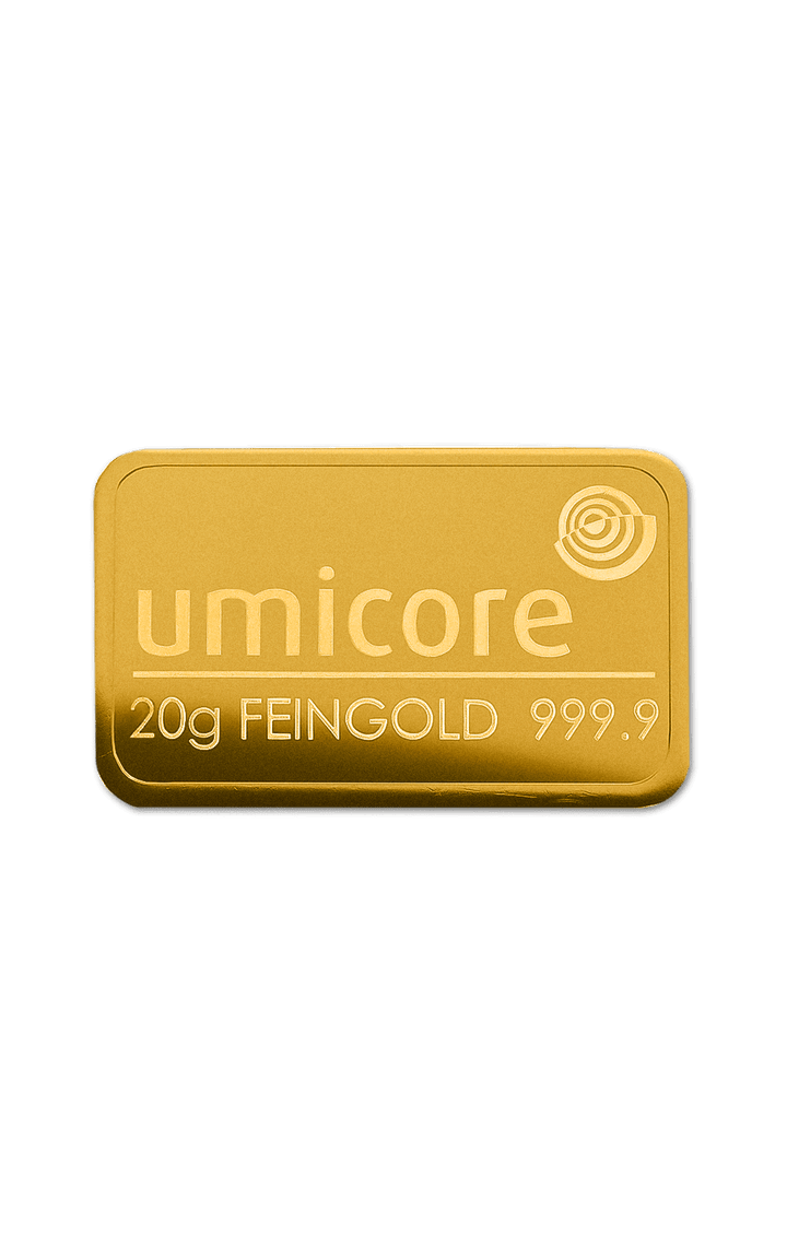 Lingotto d'oro da 20 g - LBMA