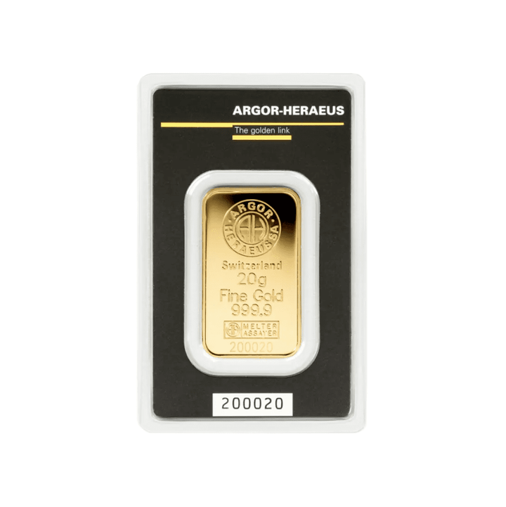 Lingotto d'oro da 20 g - LBMA