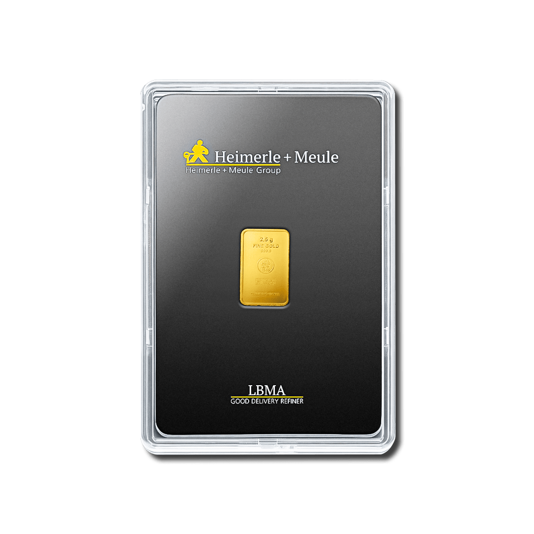 Lingotto d'oro da 2,5 g - LBMA