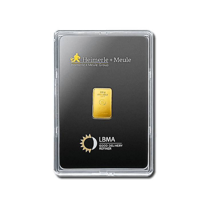 Lingotto d'oro da 2,5 g - LBMA