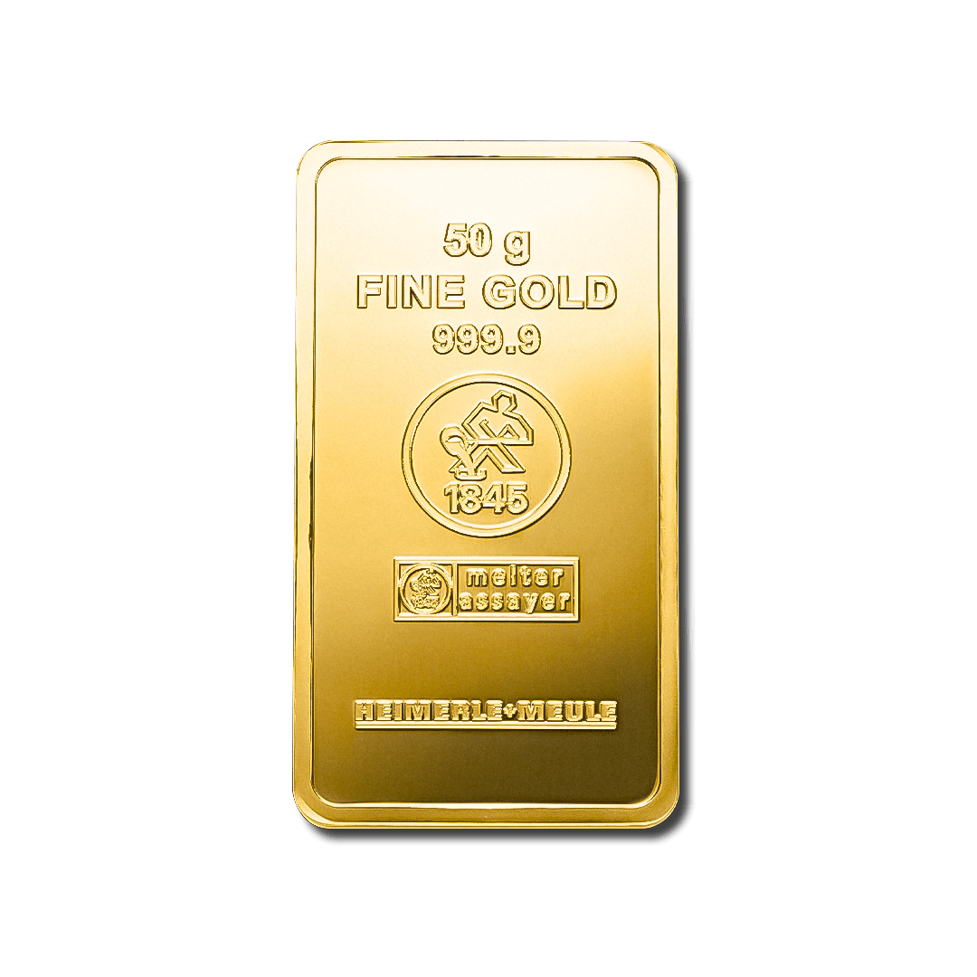 Lingotto d'oro da 50 g – LBMA