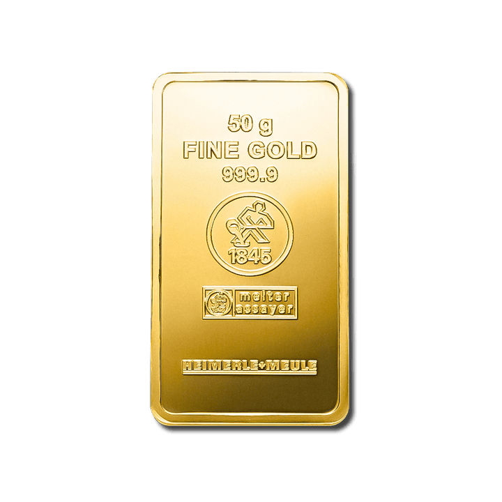 Lingotto d'oro da 50 g – LBMA