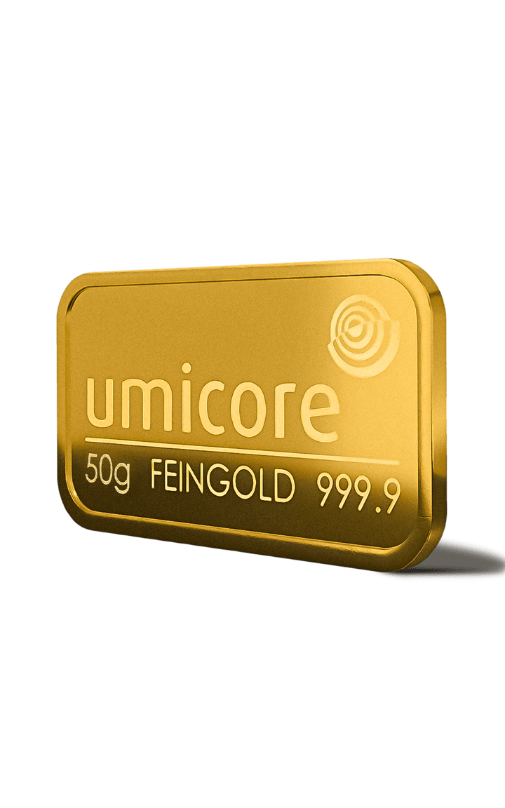 Lingotto d'oro da 50 g – LBMA