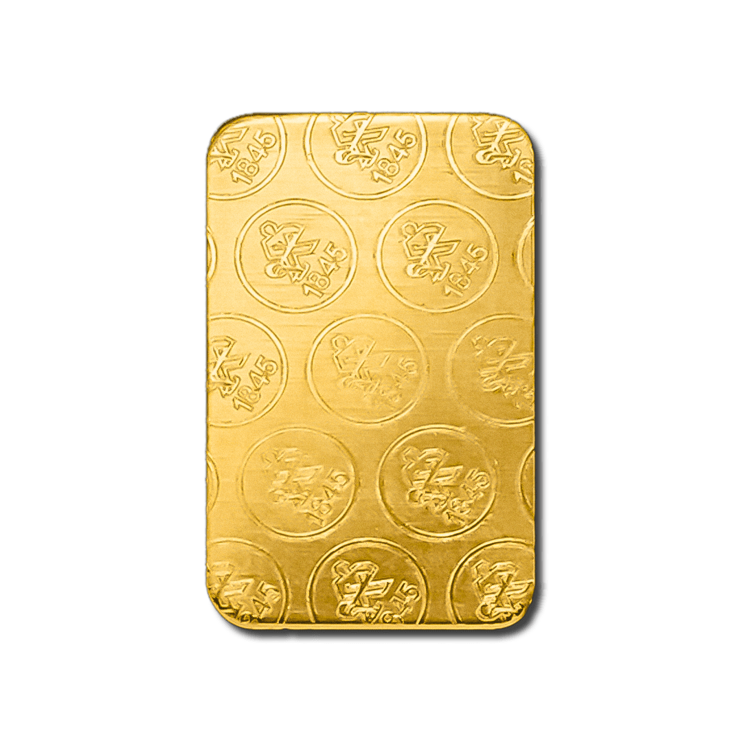 Lingotto d'oro da 100 g – LBMA