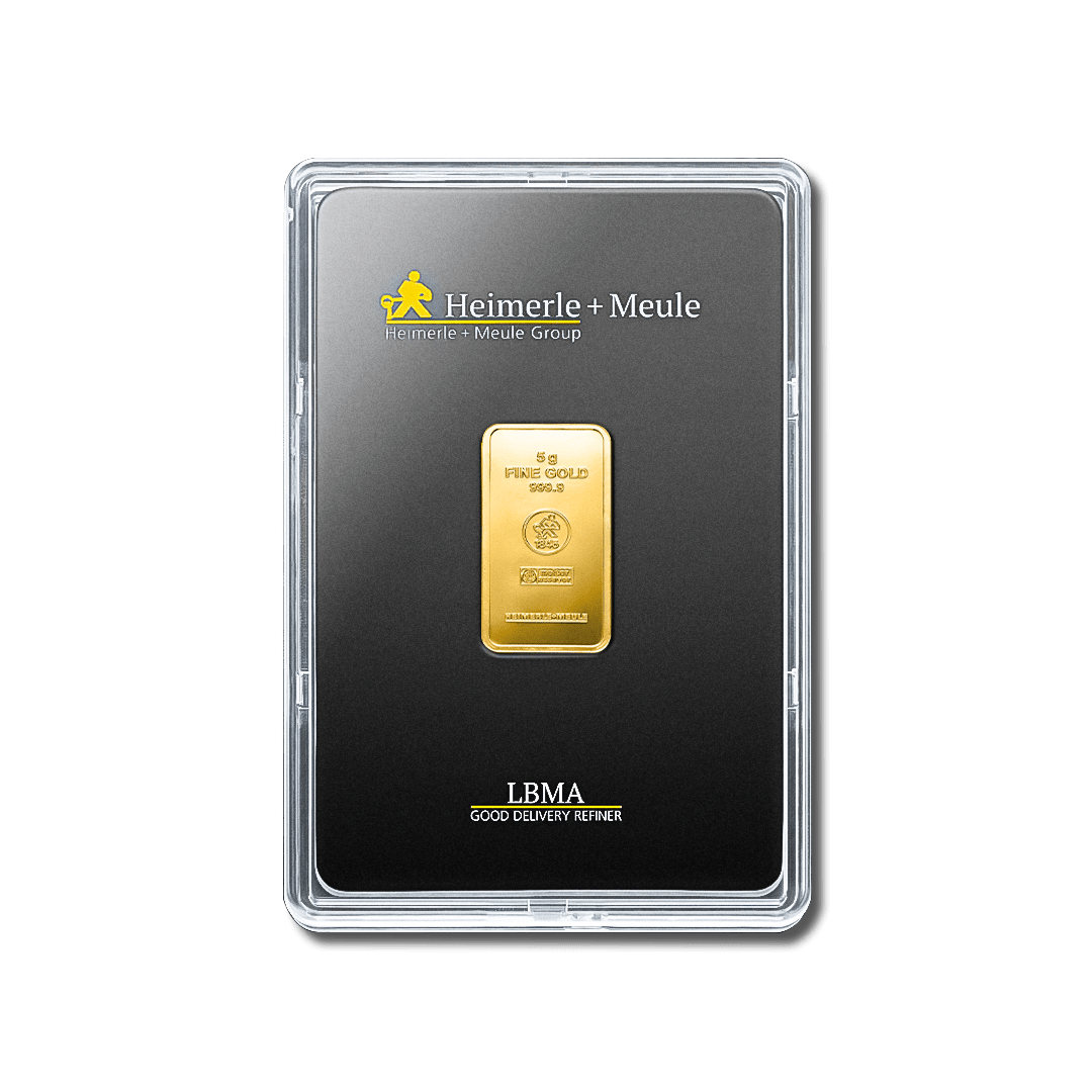 Lingotto d'oro da 5 g - LBMA
