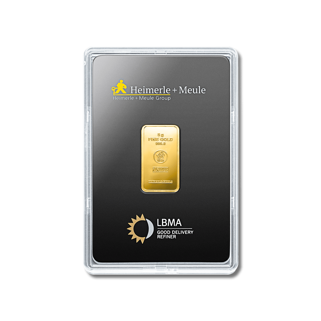 Lingotto d'oro da 5 g - LBMA