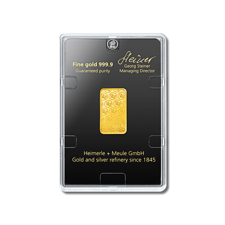 Lingotin d'or 5g - Heimerle + Meule - GoldUnion