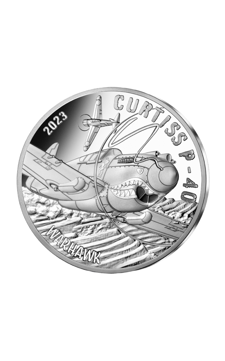 Pièce 10€ Argent - Collection Le Curtiss P40 - GoldUnion
