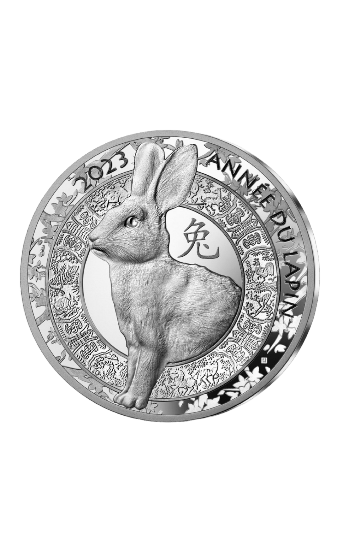 Pièce 10€ Argent Lapin - Collection Calendrier Lunaire Chinois - GoldUnion