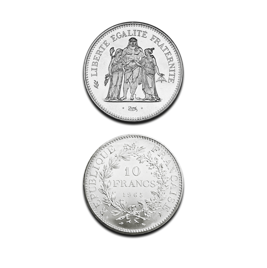 Moneta da 10 franchi «Ercole» – Oggetto numismatico