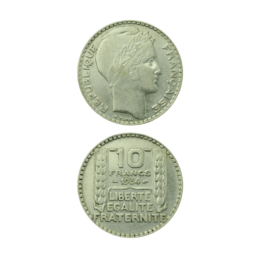 Moneta da 10 franchi di Torino – Souvenir numismatico francese
