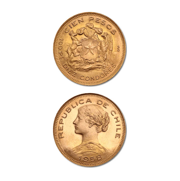 Pièce 100 Pesos Chilien - GoldUnion