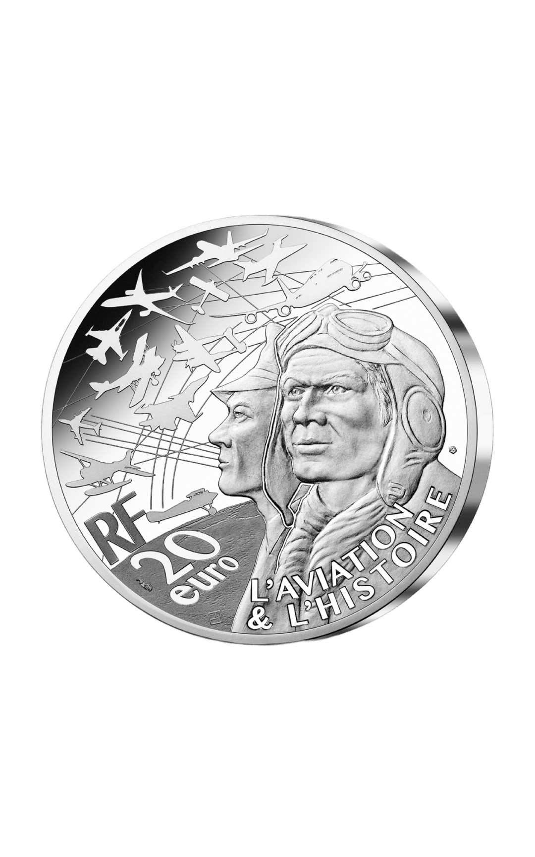 Pièce 20€ Argent - Collection Le Curtiss P40 - GoldUnion