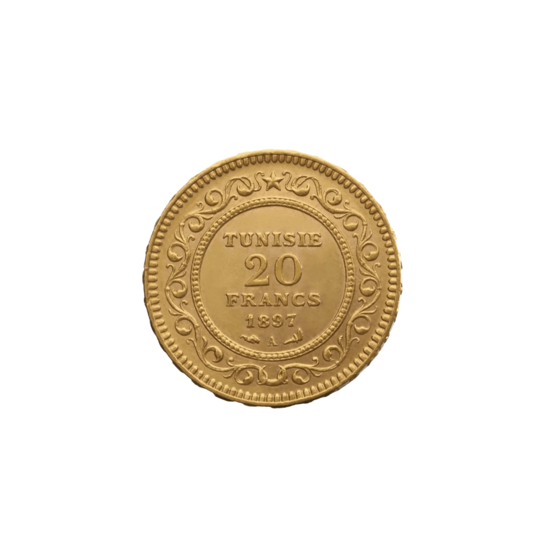 Pièce 20 Francs Tunisie - GoldUnion