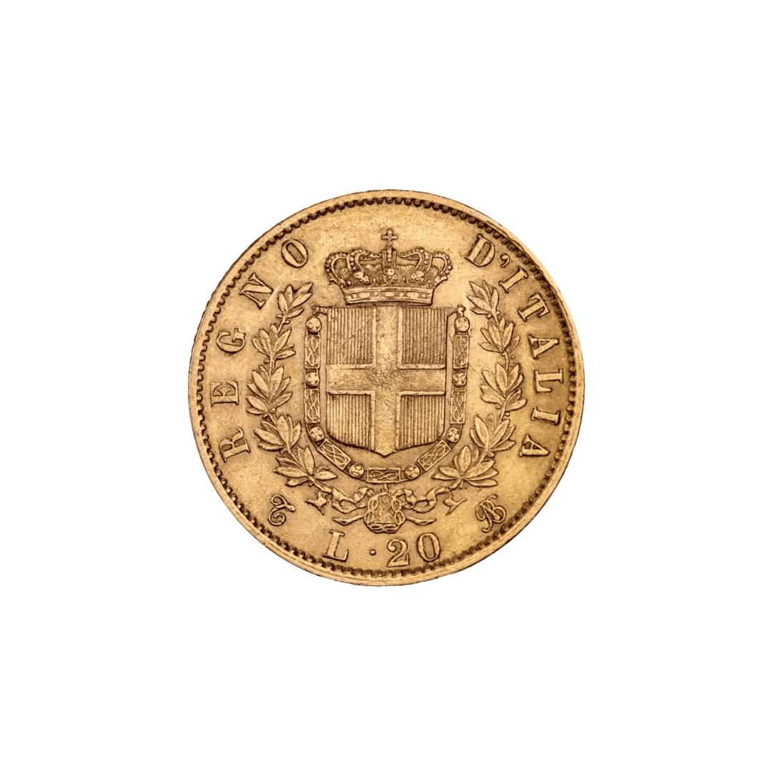Pièce 20 Lire Victor - Emmanuel II - GoldUnion