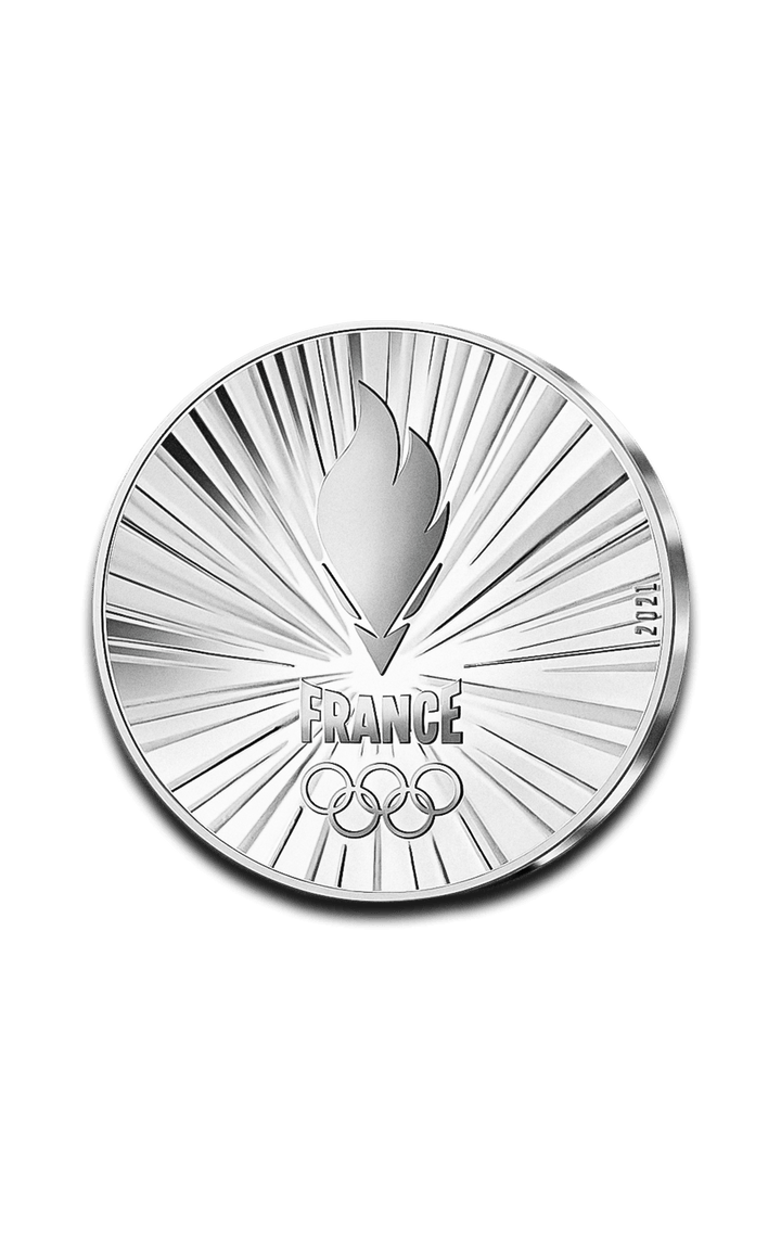 Pièce 21 JO24 TEAM F 10€ AG BE - Collection Paris 2024 - Argent - GoldUnion