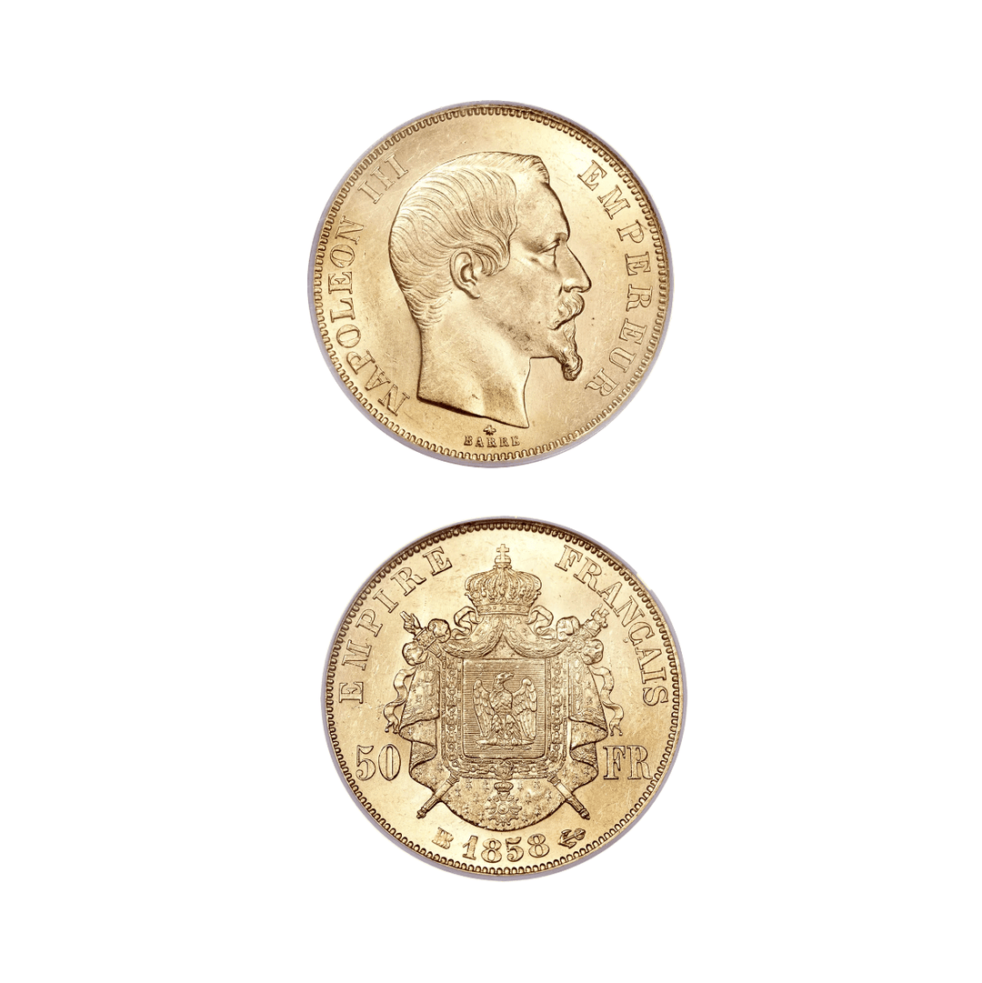 Moneta da 50 franchi Napoleone