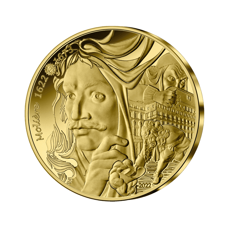 Pièce 50€ OR 1/4 Oz BE - Collection L'art de la Plume - GoldUnion