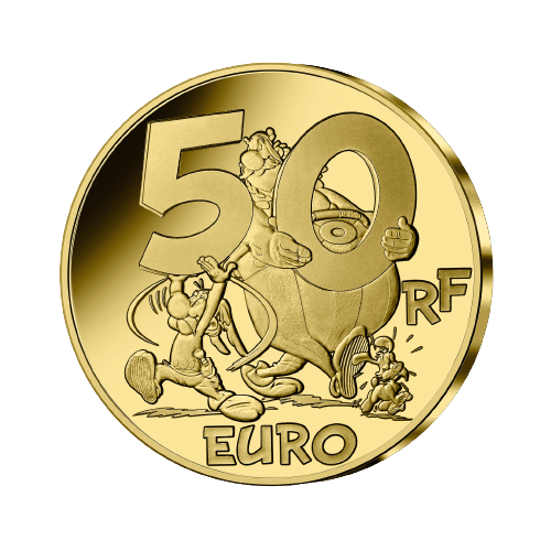 Pièce 50€ Or 1/4oz BE - Collection Asterix - GoldUnion