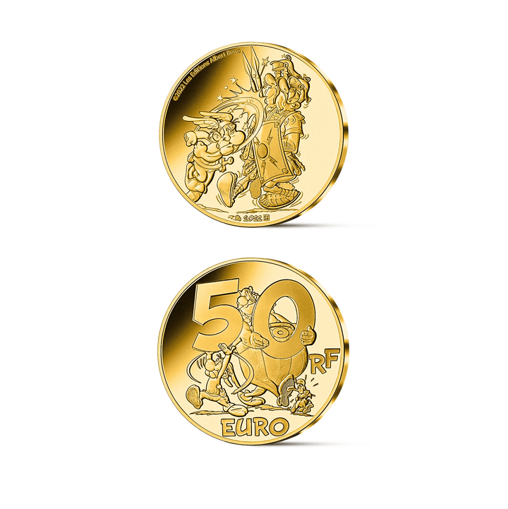 Pièce 50€ Or 1/4oz BE - Collection Asterix - GoldUnion