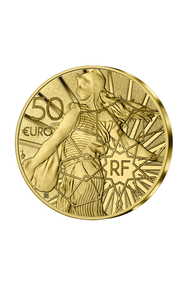 Moneta da 50 € in oro «La seminatrice» - Collezione «Re Mida»