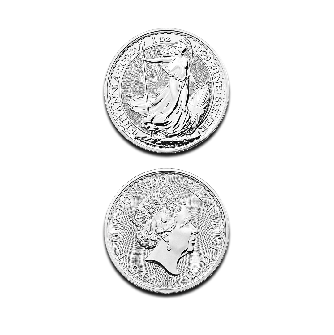 Moneta Britannia da 1 oncia in argento – Collezione numismatica speciale