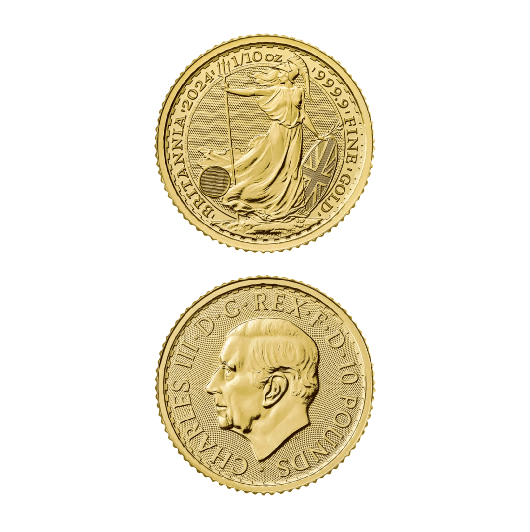 Moneta Britannia da 1/10 di oncia – Edizione speciale numismatica britannica