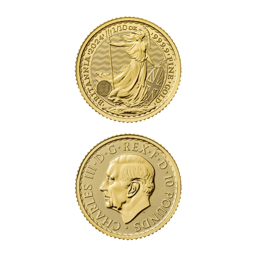 Pièce Britannia 1/10 Once Or - GoldUnion