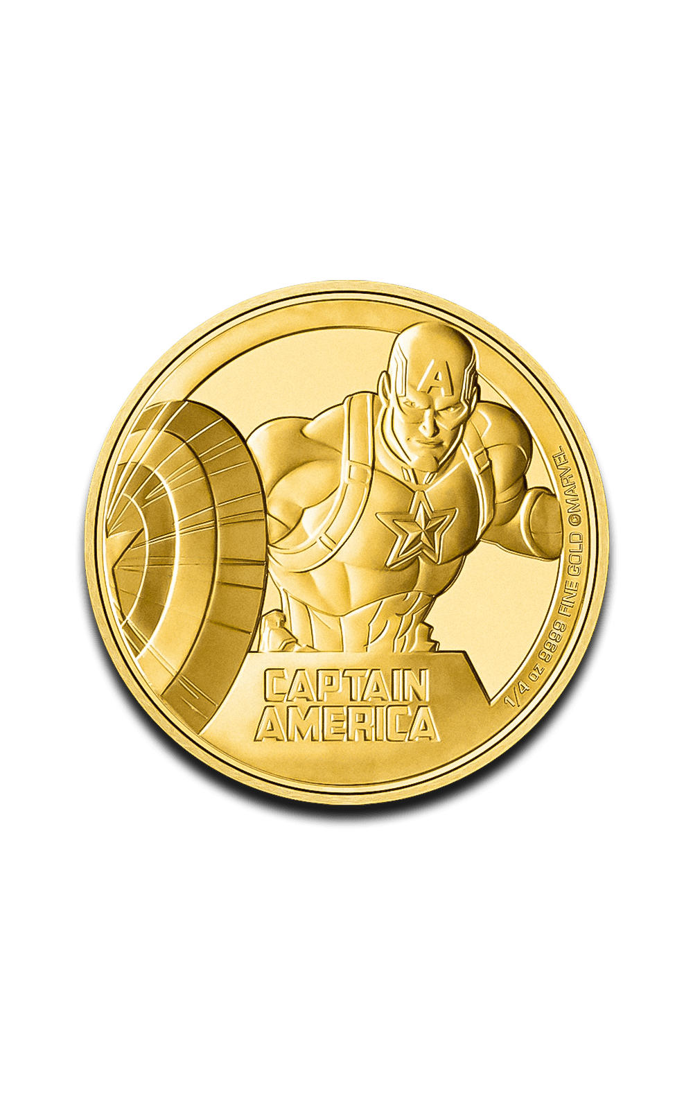 Pièce Captain America 1 Once Or | Marvel - GoldUnion