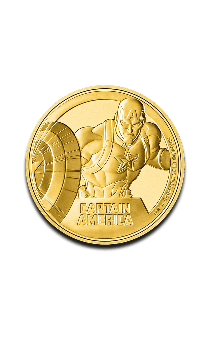 Pièce Captain America 1 Once Or | Marvel - GoldUnion