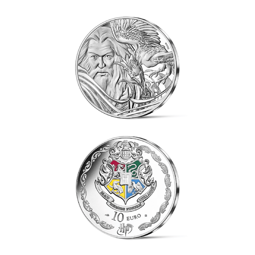 Moneta da 10 € in argento – Edizione speciale Harry Potter colorata