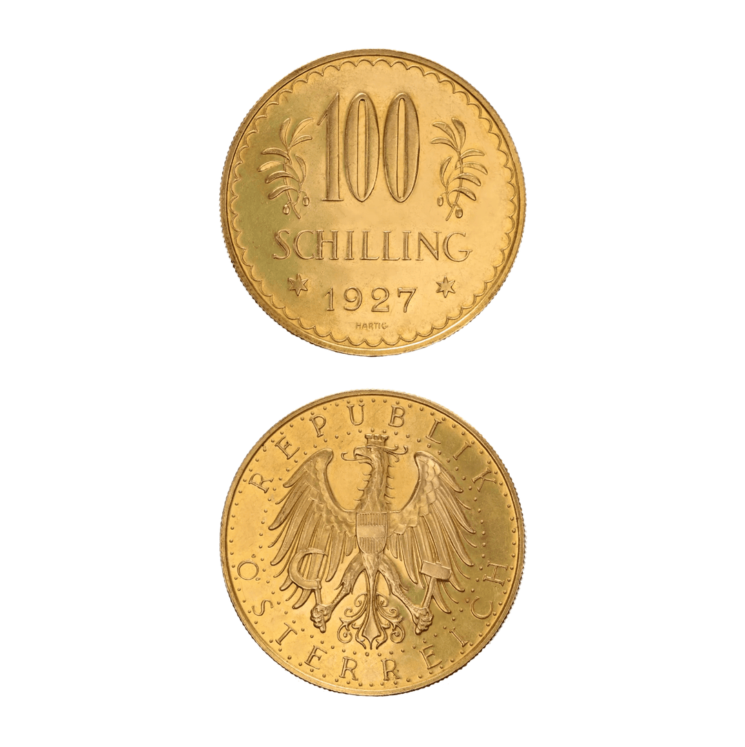 Moneta austriaca da 100 scellini – Oggetto numismatico storico