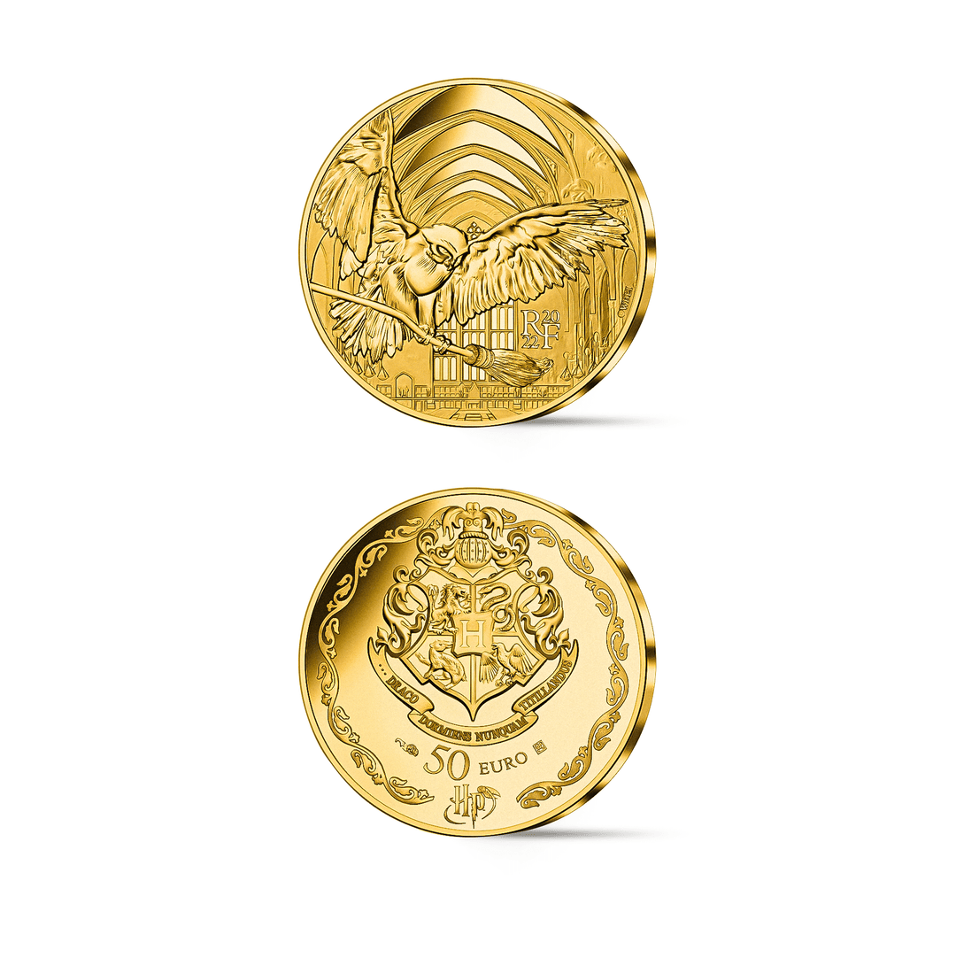 Moneta da collezione 50 € – Edizione Harry Potter – 1/4 oz d'oro