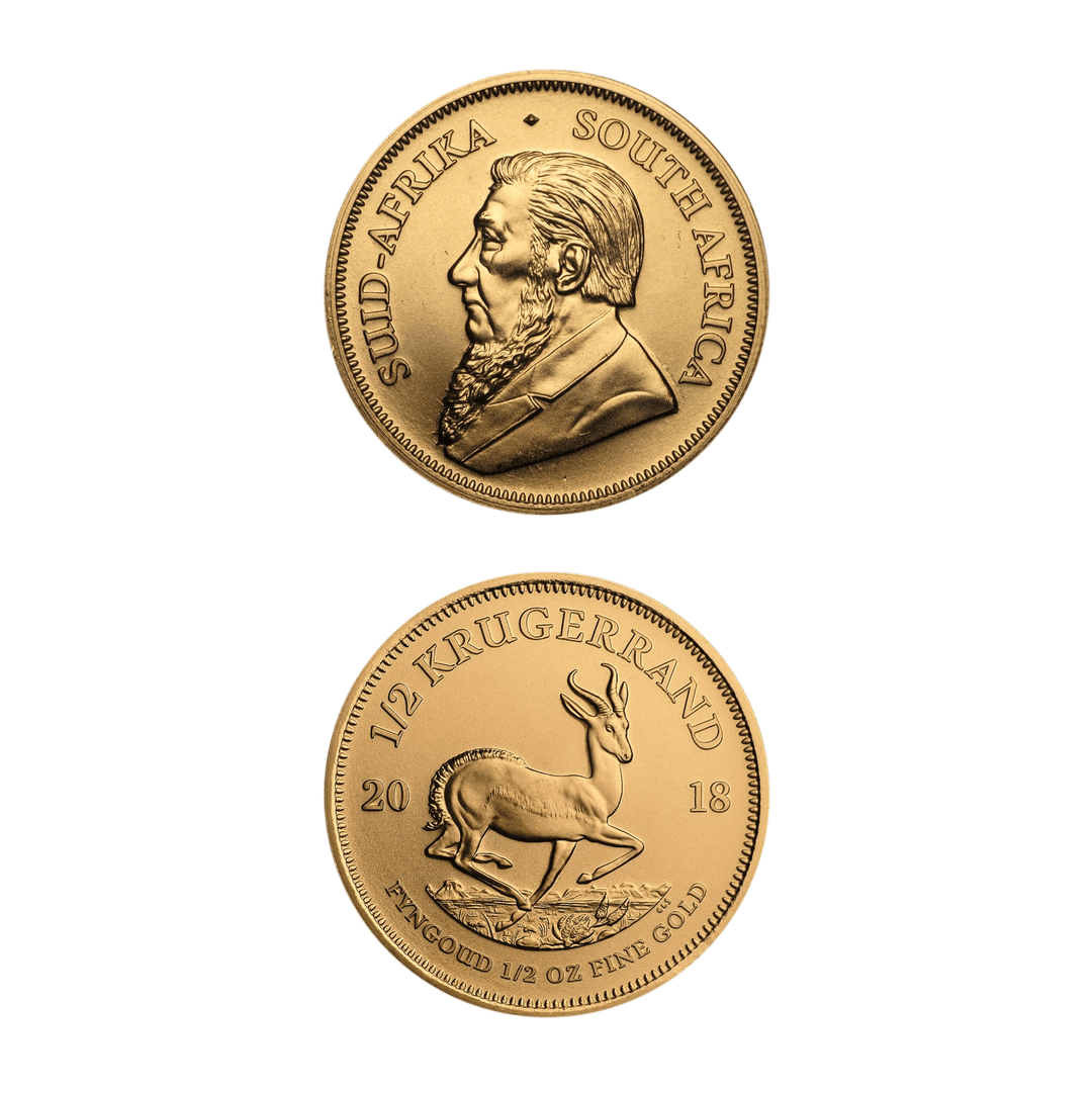 Moneta Krugerrand da 1/2 oncia – Edizione storica africana