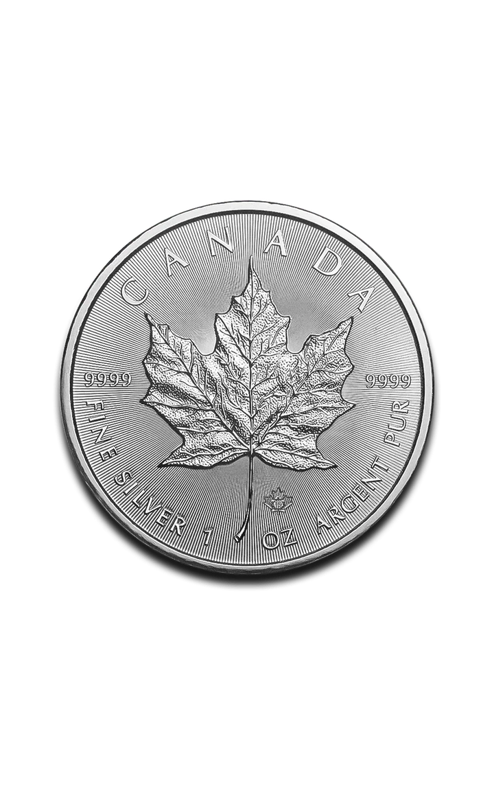 Moneta Maple Leaf da 1 oncia in argento