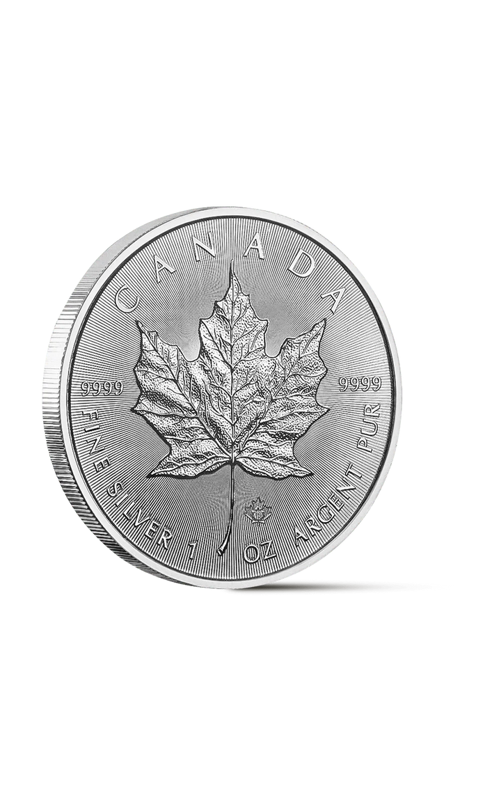 Moneta Maple Leaf da 1 oncia in argento