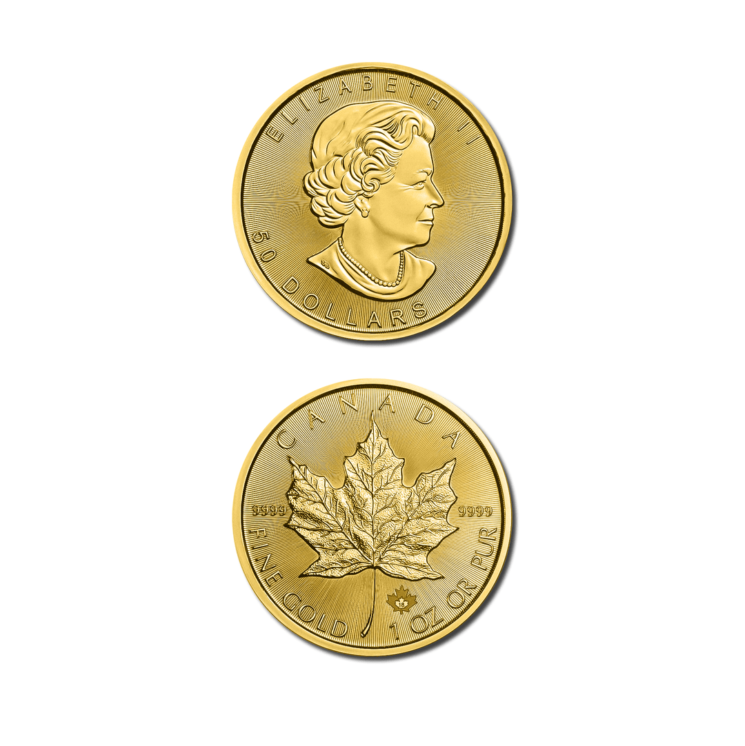 Moneta Maple Leaf – Edizione simbolica canadese da 1 oncia d'oro