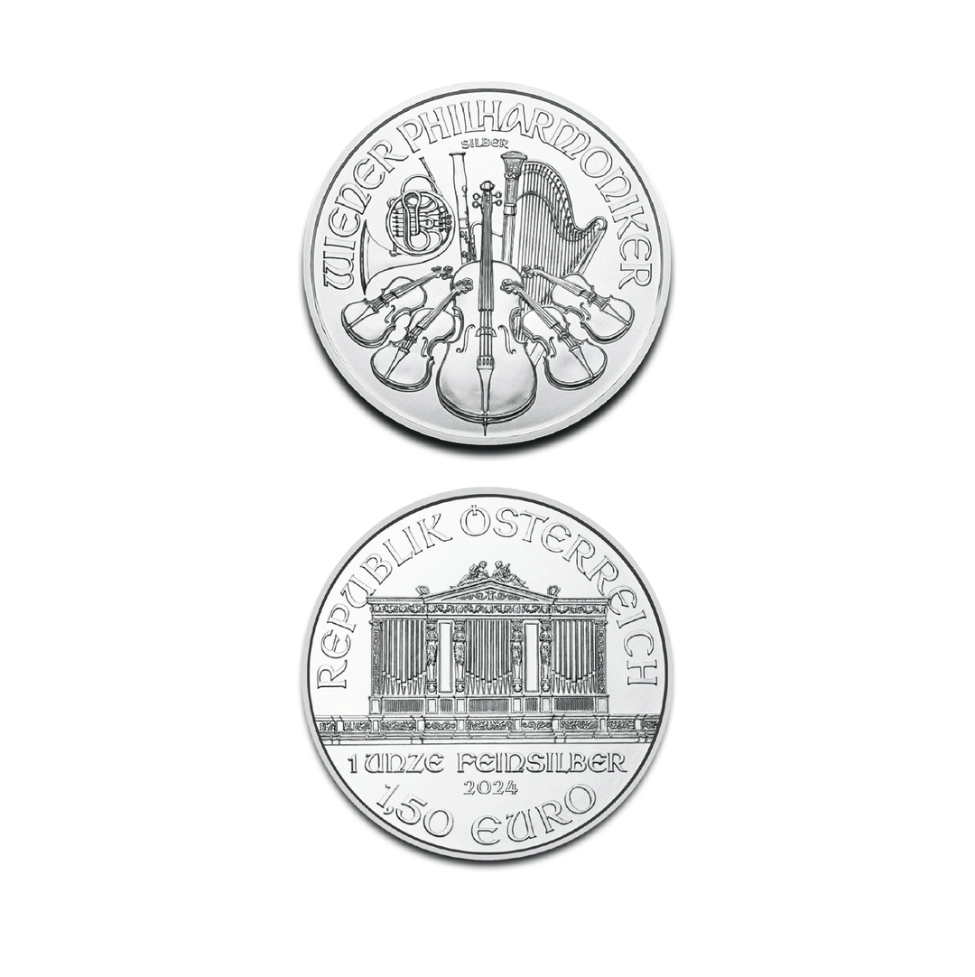 Pièce Philharmonique 1 Once Argent - GoldUnion